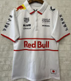 2025/26 Red Bull Racing F1 White Team POLO T-Shirt  有领