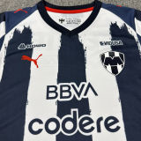 2025/26 Monterrey Home Kids Soccer Jersey 红色马仔
