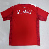 2025/26 ST Pauli Thrid Red Fans Soccer Jersey  圣保利