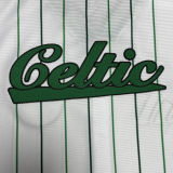 2025/26 Celtic White Baseball T-Shirt