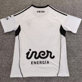 2025/26 Albacete Home White Fans Soccer Jersey 阿尔巴赛特
