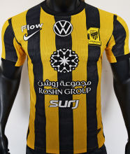 2025/26 Al Ittihad Home Player Version Jersey 吉达联