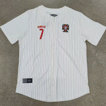 2025/26 Portugal White Baseball T-Shirt