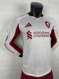 2025/26 Liverpool away white player edition long sleeved football jersey