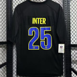 2025/26 INTER # 25 Black NFL Jersey