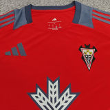 2025/26 Albacete Away Red Fans Soccer Jersey 阿尔巴赛特