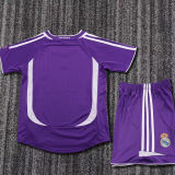 2006/2007 RM Away Retro Kids Soccer Jersey