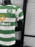 2025/26 Celtic Home White Green Player Version Soccer Jersey