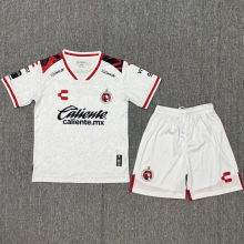 2025/26 Tijuana Away White Kids Soccer Jersey