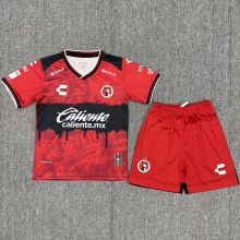 2025/26 Tijuana Home Red Kids Soccer Jersey