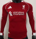 2025/26 LFC Home Red Player Version Long Sleeve Jersey