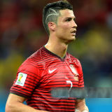 2014 Portugal Home Red Retro Player Version Soccer Jersey 球员版