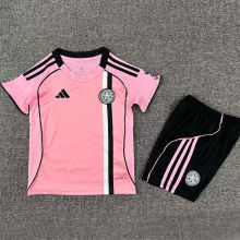 2025/26 Leicester City Third Pink Kids Soccer Jersey
