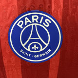 2025/26 PSG Third Red Player Version Soccer Jersey