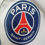 2025/26 PSG White Baseball Player Version T-Shirt  硅胶版