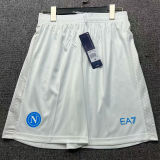 2025/26 Napoli  Home White Shorts Pants 蓝标白色