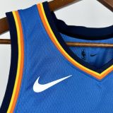 Thunder GILGEOUS-ALEXANDER #2 Blue NBA Jersey