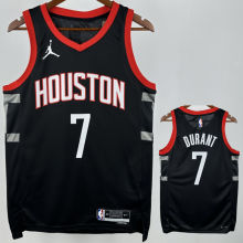Rockets DURANT #7 Black NBA Jersey