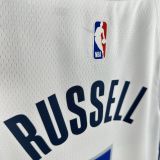 Mavericks RUSSELL #5 White NBA Jersey