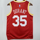 Rockets DURANT #35 Red Retro NBA Jerseys