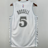 2025/26 Mavericks RUSSELL #5 White City Edition NBA Jersey
