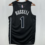 Nets RUSSELL #1 Black NBA Jerseys