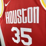 Rockets DURANT #35 Red Retro NBA Jerseys