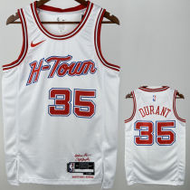 Rockets DURANT #35 White City Edition NBA Jerseys