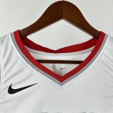 Trail Blazers YANG #16 White NBA Jersey