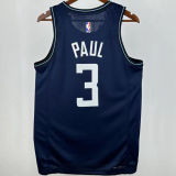 Clippers PAUL #3 Sapphire Blue City Edition NBA Jersey