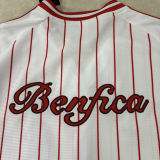 2025/26 Benfica White Baseball T-Shirt