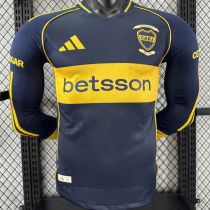 2025/26 Boca 120th Anniversary Edition Player Version Long Sleeve Jersey 有背下广告