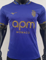 2025/26 Monaco Away Blue Player Version Soccer Jersey
