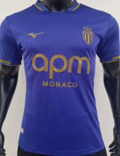 2025/26 Monaco Away Blue Player Version Soccer Jersey