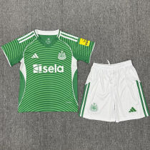 2025/26 Newcastle Away Green Kids Soccer Jersey