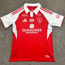 2025/26 Brestois Home Red Fans Soccer Jersey