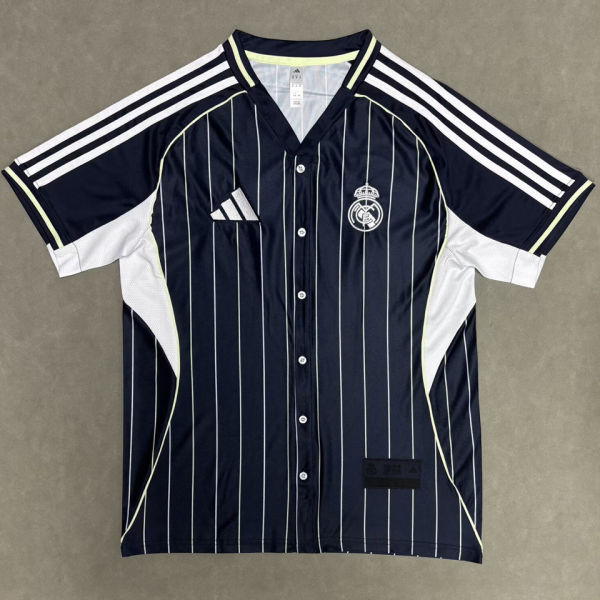 2025/26 RM Black Baseball T-Shirt