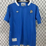 2025/26 RM Retro Style Blue Fans Soccer Jersey