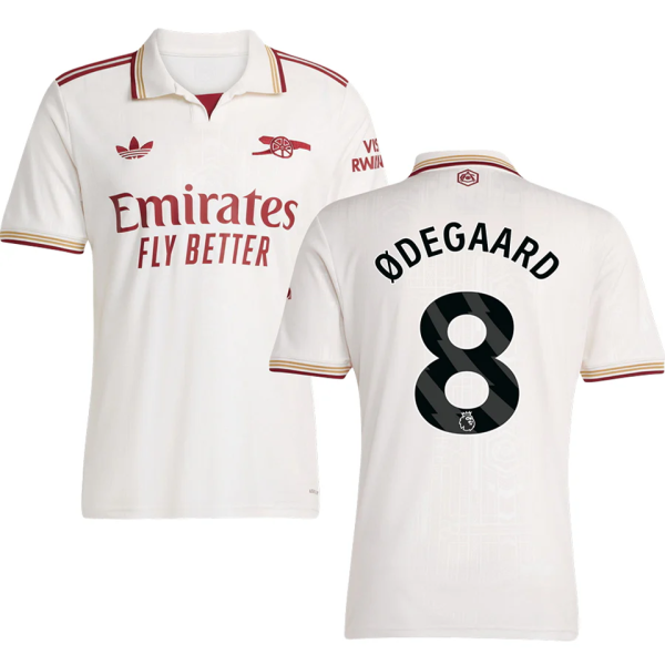 ØDEGAARD #8 ARS 1:1 Quality Third Fans Soccer Jersey 2025/26 (League Font 联赛字体 ) ★★
