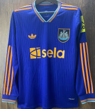 2025/26 Newcastle Third Royal Blue Long Sleeve Soccer Jersey