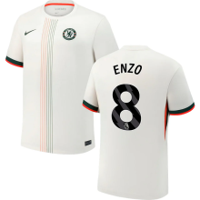 ENZO #8 CFC 1:1 Quality Away Fans Soccer Jersey 2025/26 (League Font 联赛字体 ) ★★