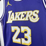 2026 Lakers JAMES #23 Purple NBA Jersey