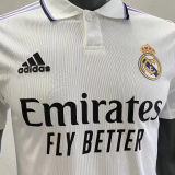 2022/23 RM Home White Player Version Soccer Jersey