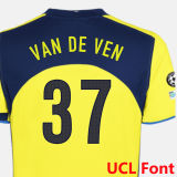 2025/26 TH FC Third Yellow Kids Soccer Jersey