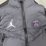 2026/27 PSG Jordan Grey Cotton Vest Jacket  J3302