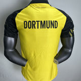 2025/26 BVB Home Yellow Player Version Soccer Jersey 带胸前广告