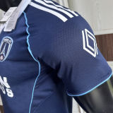 2025/26 Paris FC Home Blue Player Version Soccer Jersey