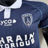 2025/26 Paris FC Home Blue Player Version Soccer Jersey