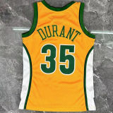 2007/08 Sonics DURANT #35 Yellow NBA Jersey
