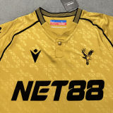 Guéhi #6 Crystal Palace Away Gold Fans Soccer Jersey 2025/26 (CUP Font 杯赛字体 ) ★★